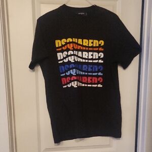 DSQUARED2 Multicolor Logo Tee